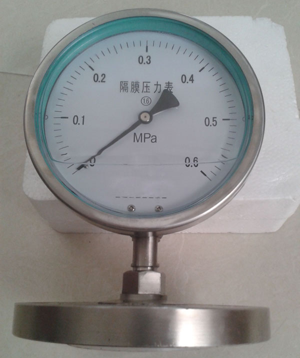 隔膜式耐震壓力表