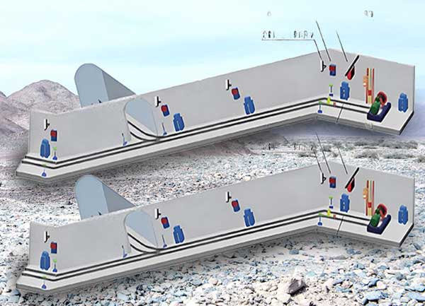 煤礦斜巷行人檢測裝置