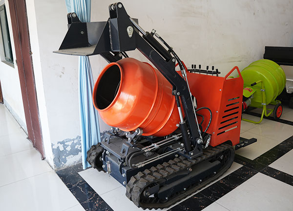 履帶式混凝土攪拌車