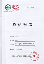 國家級檢驗報告