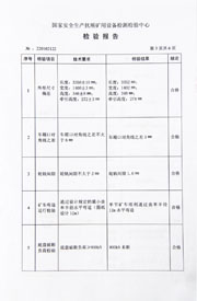 國家級檢驗報告