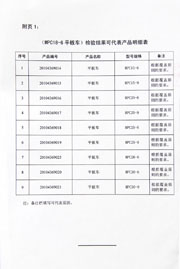 國家級檢驗報告