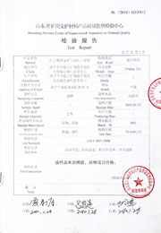 省級檢驗報告