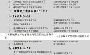工業和信息化部關于公布2013年電子商務集成創新試點工程入選項目的通告