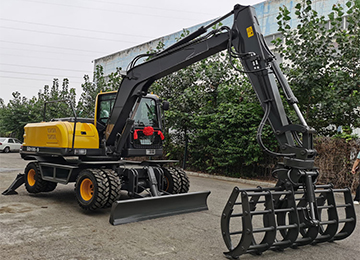 100型輪式液壓抓木機(jī)