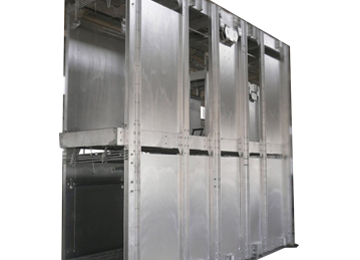 二層二車多繩罐籠