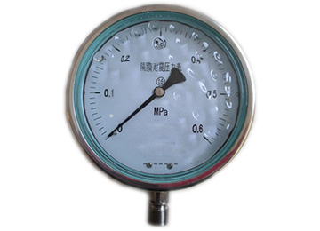 隔膜式耐震壓力表