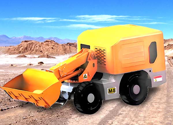 膠輪式行走浮煤清理機(jī)器人