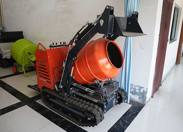 履帶式混凝土攪拌車