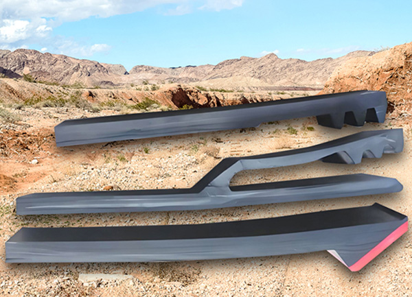 Y型長尾防溢裙板