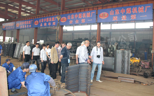 /烏克蘭、格魯吉亞跨國集團公司來山東中煤集團考察采購/