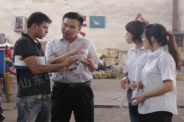 /也門某大型國際貿易公司客商來山東中煤工礦集團考察采購/