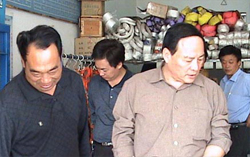 中煤五公司二處胡處長來我公司參觀、考察