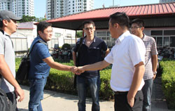 哈薩克斯坦某礦商蒞臨山東中煤工礦集團(tuán)考察采購(gòu)